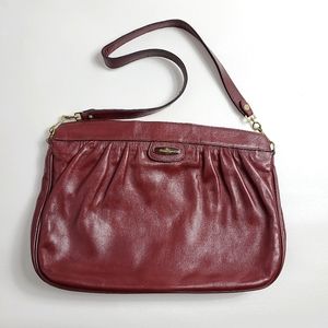 Vintage Etienne Aigner Burgundy Leather Purse